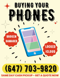 BUYING BROKEN/CRACKED/DAMAGED PHONES - 1026