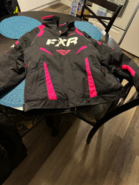 FXR F.A.S.T women’s winter skidoo jacket.