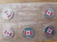 2015 25c Canadian Flag, 50th Anniversary 10-Pack