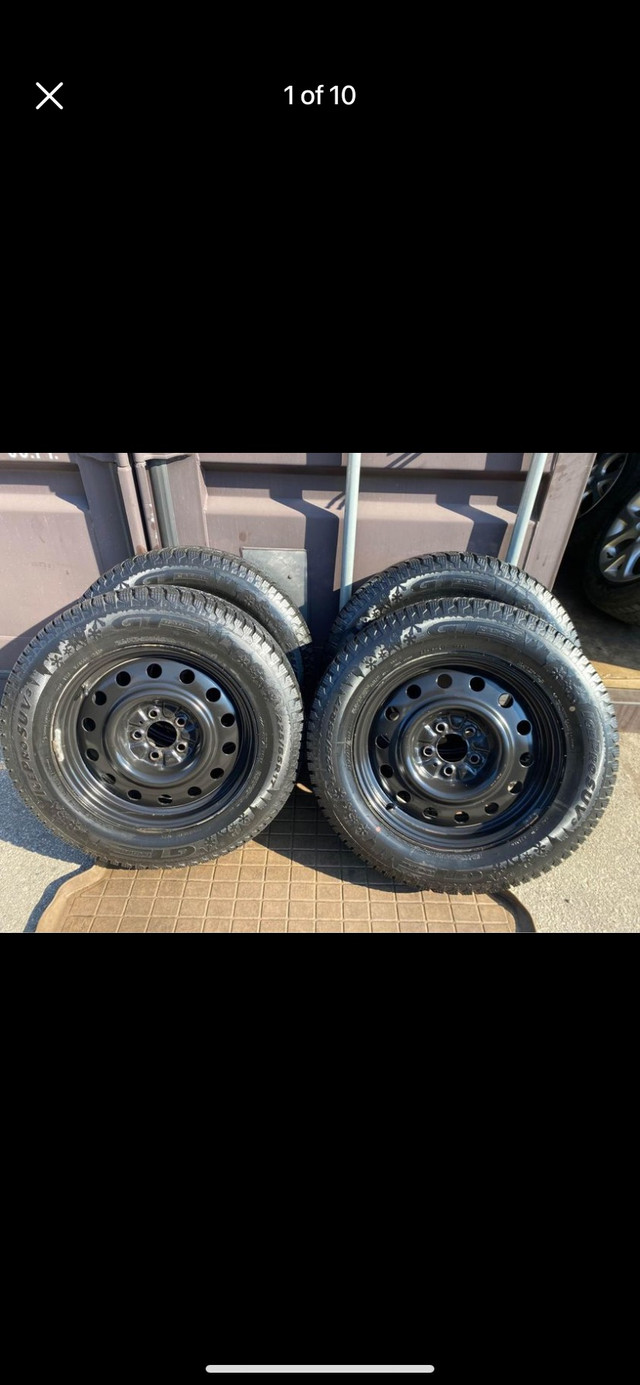 Set of 4 NEW GT winter tires rims(225 65 17) pattern (5×115)2023 in Tires & Rims in Oakville / Halton Region - Image 2