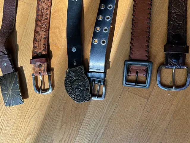 Men's leather belts, buckles in Men's in Saskatoon - Image 3