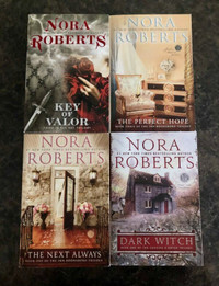 4x Nora Roberts Books - $15 Each