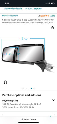 Chevy/GMC towing mirrors 