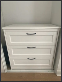 Moving Sale - 3 drawer chest white