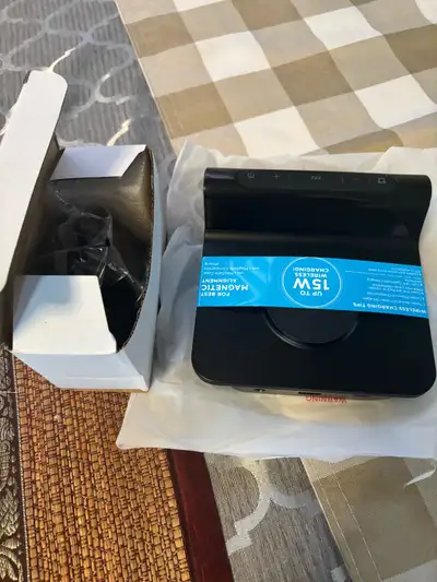 iHome iW23B 3-in-1 Alarm Clock with Magnetic Wireless Charging, View more