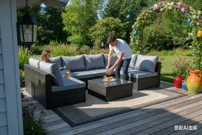 Brand new 7 PC Outdoor Patio Set , View more