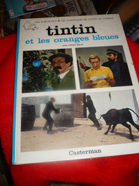 Bandes dessinées de Tintin, cigares du pharaon, oranges bleues