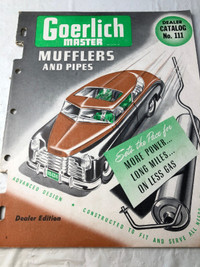 1930s 1940s GOERLICH MUFFLER AND PIPES CATALOG NO 111 #M0797