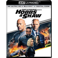 IT Hobbs & Shaw Fast & Furious 4K + Blu-ray + Digital movie