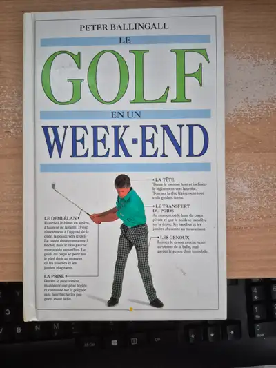 Livre - Le Golf en un Weekend, View more