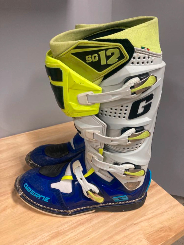 Gaerne SG12 motocross boots - size 12 in Motorcycle Parts & Accessories in Regina