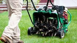 LAWN AERATION : CORE AERATION IS THE PROCESS OF REMOVING SMALL CORES OF SOIL, SOFTENING THE SOIL TO...