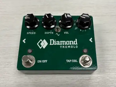 Check out this Halifax era Diamond Tremolo pedal, known for its exceptional sound quality and versat...