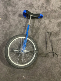 Unicycle and stand for sale 