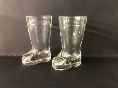 VINTAGE MOD DEP SANTA BOOT SHOT GLASSES, View more