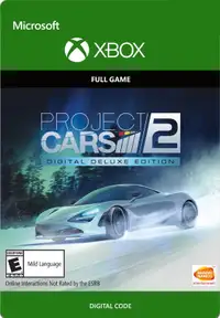 Digital Code Key Xbox Series X S - Project CARS 2 Deluxe Edition