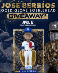 José Berríos Gold Glove BobbleHead