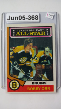 Bobby Orr 1974-75 NHL East All-Star Topps #130  boston Bruins