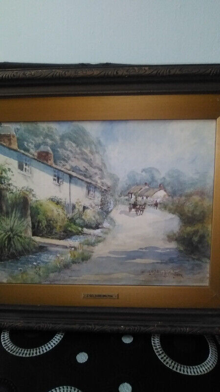 Artist J.Geldard Walton.original watercolour in Arts & Collectibles in City of Toronto - Image 2