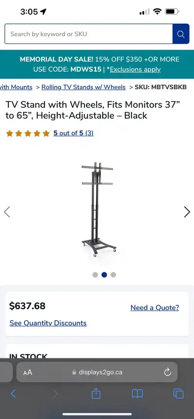 TV mount stand, View more