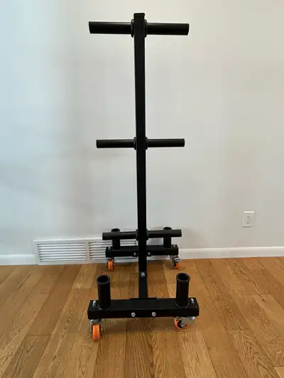BELLS OF STEEL OLYMPIC PLATE WEIGHT TREE AND BAR HOLDER, View more