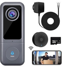 XTU Smart Home Video Doorbell 2K (Wired) XTU