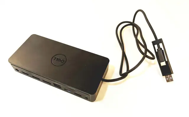 Dell D6000 Universal Dock Station USB 3.0 USB-C 4K Dock Only in Laptop Accessories in City of Toronto - Image 3