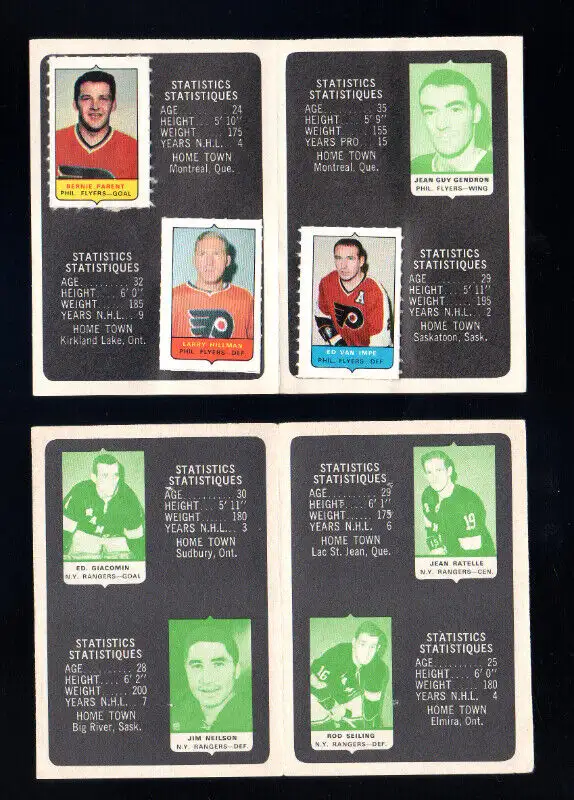 1969-70 O-Pee-Chee Team Booklets FOR-IN-ONE A L'UNITÉS in TV Tables & Entertainment Units in Thetford Mines - Image 7