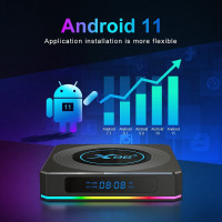 TV Box X96 X4 8K Android; With Subscription (Extra) or Without