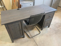 Desk (Hemnes) two drawer and storage unit.
