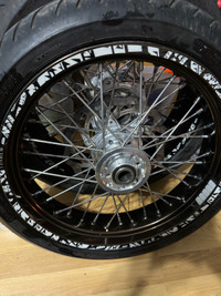 Supermoto rims and tires 