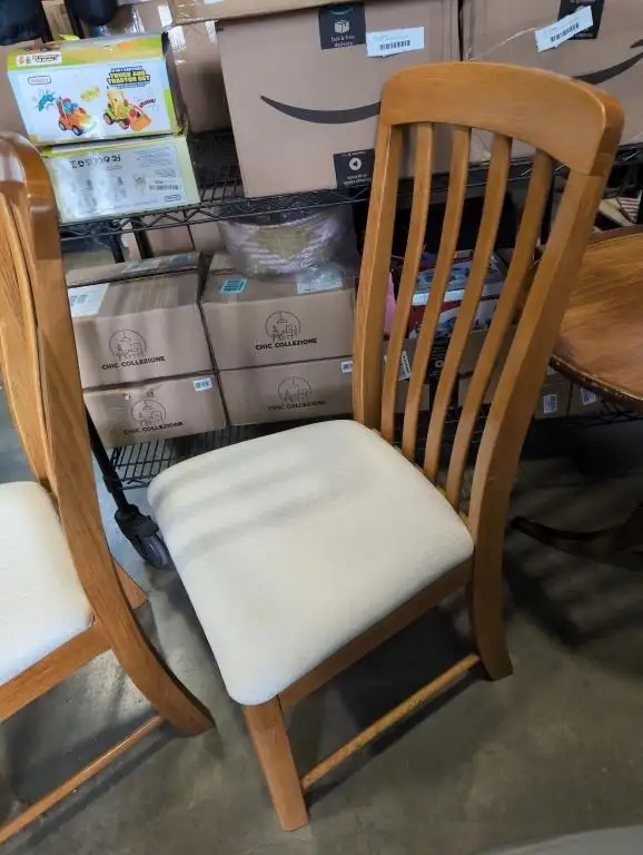 TWO MATICHING DINING CHAIRS -62863734198275121