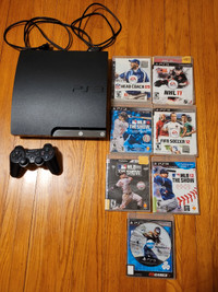 Playstation 3 120GB with games and all necessary cables.