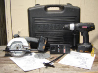 Craftsman Professional 18 V Circular Saw and Drill, like new