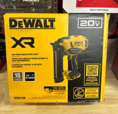 Dewalt 20v Max XR 18- Gauge Brad Nailer, View more