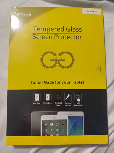 JETech Tempered Glass Screen Protector for iPad 10, View more