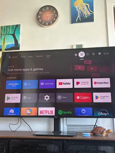 Sony Bravia 55” 4K HDR Smart TV  Includes Premium A, View more