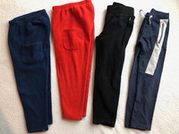 Pants, Kids SIZE 6, 4 pair, MEC fleece, Ripzone, etc,  $3 & up