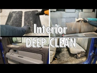 Deep clean of Pickup work vehicle In and out 