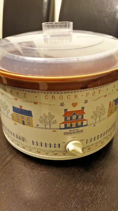 Vintage Rival Crock Pot stoneware slow cooker, View more