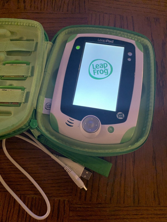 Leap Frog LeapPad with Case & 5 Games in Toys & Games in Oshawa / Durham Region - Image 2