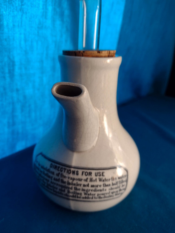 Antique Savars Improved Earthenware Inhaler in Arts & Collectibles in Grande Prairie - Image 2