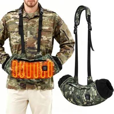 Tactical Camo Heated Hand Warmer Pouch, Rechargeable for Cold We, View more