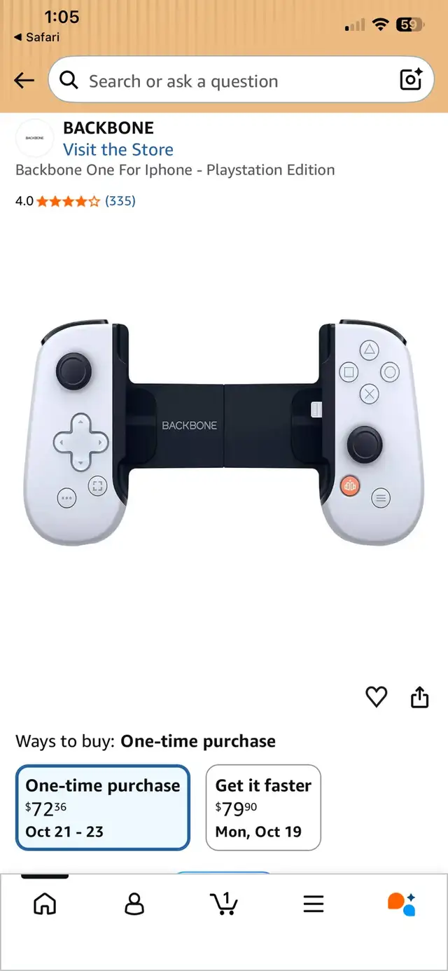 back bone controller (iPhone)