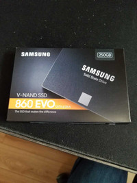 Samsung 860 EVO 2.5" SATA3 Internal SSD, 250GB neuf