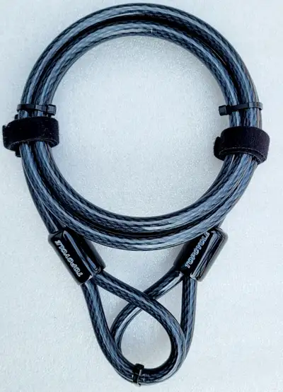 Double Loop Flex 6FT Steel Braided Cable / Câble antivol vélo, View more