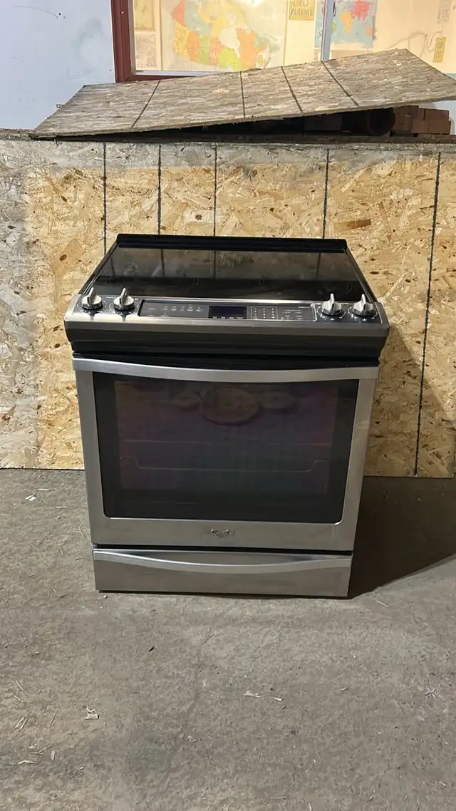 stove stainless steel flat