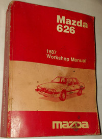 1987 MAZDA 626 Shop Service Manual