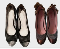 Ladies designer size 11 high heels. High end leather