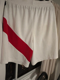 Raptors NBA Home White/Red  Shorts XL size 38-42.